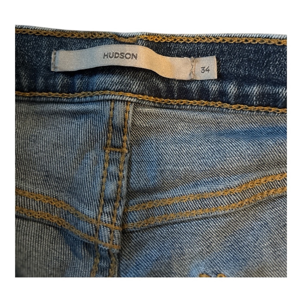 Hudson Jeans Relaxed Dark Blue Denim Size 34/27 - Picture 4 of 5